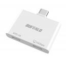 BUFFALO BSHM2U100C1PWH スマホ・タブレット向け USB-C 2ポートハブ PD対応 ホワイト
