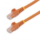StarTech.com N6PATCH100OR カテゴリー6 LANケーブル 30.4m オレンジ RJ45コネクタ(ツメ折れ防止カバー付き) UTP