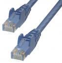 StarTech.com CAT6UTP3MBL Cat6 LANケーブル/3m/ブルー/UTP/100W PoE/純銅導体/スナッグレス/カテゴリ6 イーサネット
