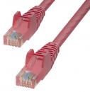 StarTech.com CAT6UTP50CMRD Cat6 LANケーブル/50cm/レッド/UTP/100W PoE/純銅導体/スナッグレス/カテゴリ6 イーサネット