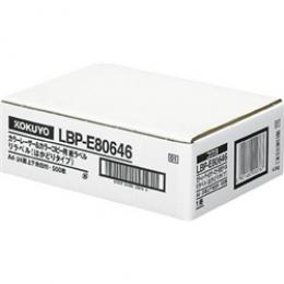 コクヨ LBP-E80646 カラーLBP&コピー用 紙ラベル <リラベル> はかどりタイプ 24面 上下余白 500枚