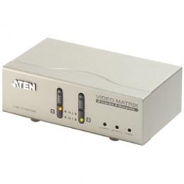 ATEN VS0202 2入力 2出力 アナログVGAマトリックスビデオスイッチ