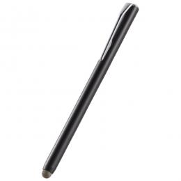 ELECOM P-TPSTBBK スマートフォン・タブレット用タッチペン/磁気吸着/導電繊維タイプ/ブラック