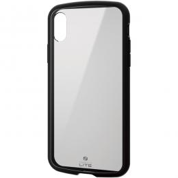 ELECOM PM-A18BTSLCCR iPhone XS用TOUGH SLIM LITEケース/クリア/クリア