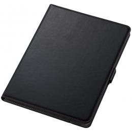 ELECOM TB-A19R360BK iPad 10.2 2019年モデル用フラップケース/ソフトレザー/360度回転/ブラック