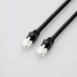 ELECOM GM-LDGPAT/BK20 LANケーブル/PS5対応/CAT6A/爪折れ防止/2.0m/ブラック