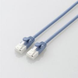 ELECOM LD-GPAYT/BU10 やわらかLANケーブル/CAT6A/爪折れ防止/1.0m/ブルー