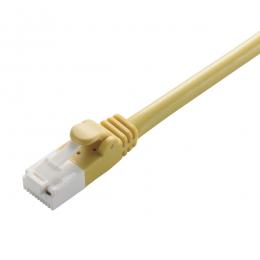 ELECOM LD-GPT/Y15/RS LANケーブル/CAT6対応/EU RoHS指令準拠/爪折れ防止/簡易パッケージ仕様/15m/イエロー