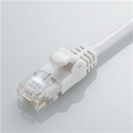 ELECOM LD-GPY/WH1 CAT6準拠 GigabitやわらかLANケーブル 1m(ホワイト)