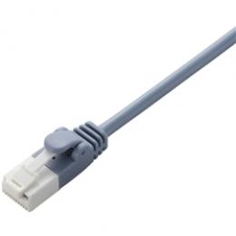 ELECOM LD-GPYT/BU10 EU RoHS指令準拠 ツメ折れ防止やわらかLANケーブル(Cat6)/1.0m/ブルー