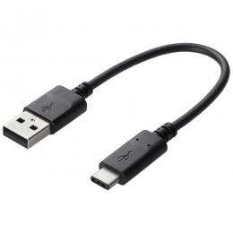 ELECOM MPA-AC01NBK スマートフォン用USB2.0ケーブル/USB(A-C)/認証品/0.15m/ブラック