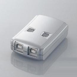 ELECOM USS2-W2 USB2.0手動切替器 2切替