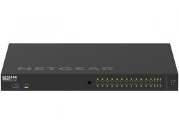 NETGEAR GSM4230PX-100AJS ProAV向けPoE+対応 (480W) 1Gポート×26 SFP+スロット×4 フルマネージスイッチ