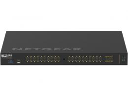 NETGEAR GSM4248P-100AJS ProAV向けPoE+対応 (480W) 1Gポート×40 SFPスロット×8 フルマネージスイッチ