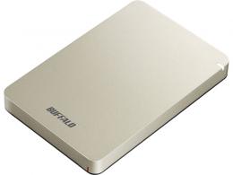 BUFFALO HD-PGF1.0U3-GLA USB3.1（Gen.1）対応 耐衝撃ポータブルHDD 1TB ゴールド