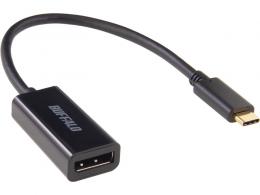 BUFFALO BDCDPBK ディスプレイ変換アダプタ USB Type-C - DP ブラック