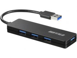 BUFFALO BSH4U120U3BK USB3.0 4ポート バスパワーハブ ブラック