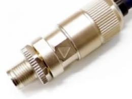 エイム電子 C6AS-CG-M12X8/RJ45-BL-05 10GigE Vision対応LANケーブル 固定用STP M12(Xコード) RJ45 5m