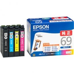 EPSON IC4CL69 ビジネスインクジェット用 インクカートリッジ（4色パック）