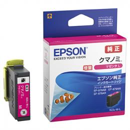 EPSON KUI-M-L カラリオプリンター用 インクカートリッジ/クマノミ（マゼンタ増量タイプ）