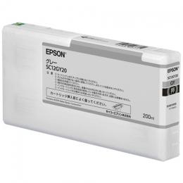 EPSON SC12GY20 SureColor用 インクカートリッジ/200ml（グレー）