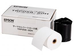 EPSON TRP058-60H TM-m10シリーズ用 サーマルレシートロール紙/高保存タイプ/58mm幅/外径60mm/5巻入り