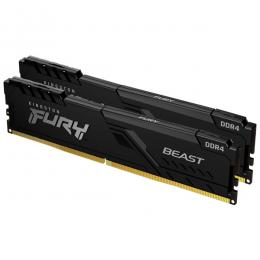 Kingston KF426C16BBK2/16 16GB DDR4 2666MHz CL16 DIMM (Kit of 2) FURY Beast Black