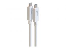 GOPPA GP-CCU325A05M/W USB Type-C to USB Type-Cケーブル（USB3.2 Gen2×2/PD5A/Altモード対応） 50cm ホワイト