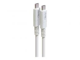 GOPPA GP-CCU408M/W USB4 Gen3x2 （40Gbps）対応Type-Cケーブル（Thunderbolt3対応） ホワイト
