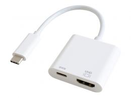 GOPPA GP-CHDH/W USB Type-C HDMI変換アダプター（PD充電対応） ホワイト