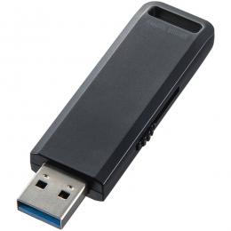 サンワサプライ UFD-3SL16GBK USB3.2 Gen1 メモリ 16GB（ブラック）