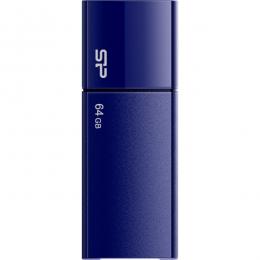 Silicon Power(シリコンパワー) SP064GBUF2U05V1D USB2.0フラッシュメモリ Ultima U05 Series 64GB ネイビー スライド式