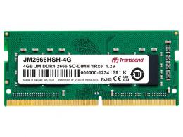 Transcend JM2666HSH-4G 4GB JM DDR4 2666MHz SO-DIMM 1Rx8 512Mx8 CL19 1.2V