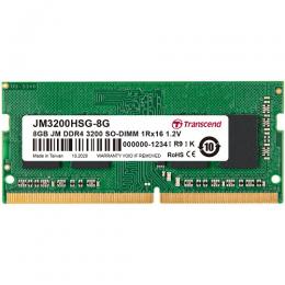 Transcend JM3200HSG-8G 8GB JM DDR4 3200 SO-DIMM 1Rx16 1Gx16 CL22 1.2V