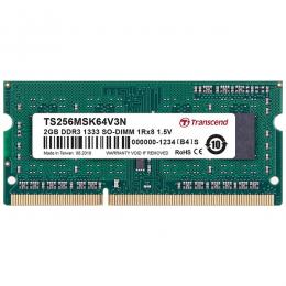 Transcend TS256MSK64V3N 2GB DDR3 1333 SO-DIMM 9-9-9
