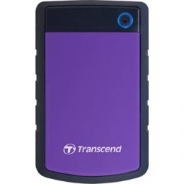 Transcend TS4TSJ25H3P 2.5インチ ポータブルHDD StoreJet 25H3 (USB3.0) 4TB パープル