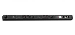 ラリタン PX3-5198J-E2N1 インテリジェントラックPDU 単相 AC200V 30A 入力プラグ：NEMA L6-30P アウトレットLocking C13 (4) Locking C19 (4) 6.0kVA 0Uタイプ