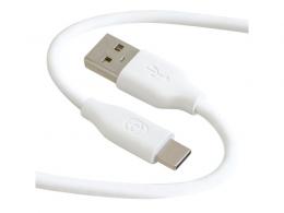 GOPPA GP-ACU2S100CM/W USB Std-A to C 1.0M ケーブル ホワイト