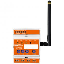アイエスエイ WD100-GWV LoRa無線方式電圧計測ユニット（0-5/1-5V 4ch DIN規格）