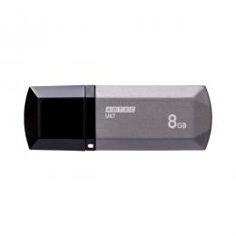 ADTEC AD-UKTMS8G-U2 USB2.0 キャップ式フラッシュメモリ UKT 8GB ミッドナイトシルバー