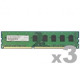 ADTEC ADS10600D-4G3 DDR3-1333 240pin UDIMM 4GB×3枚