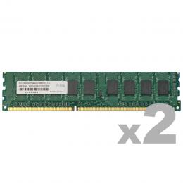 ADTEC ADS10600D-E8GW DDR3-1333 240pin UDIMM ECC 8GB×2枚