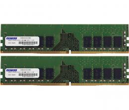 ADTEC ADS2133D-E16GDBW DDR4-2133 UDIMM ECC 16GB×2枚 2Rx8