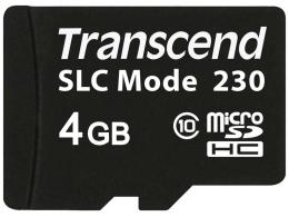トランセンド TS4GUSD230I 超高耐久 産業用/業務用 SLCモード 組込向けmicroSDHCカード 4GB Class10 温度拡張品