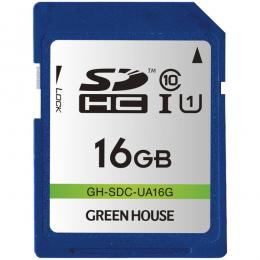 グリーンハウス GH-SDC-UA16G SDHCメモリーカード UHS-I クラス10 16GB ...