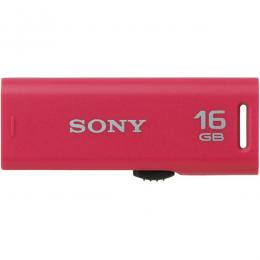 Sony USM16GR P USB2.0対応 スライドアップ式USBメモリー ポケットビット 16GB ピンク キャップレス
