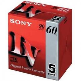 Sony 5DVM60R3 ミニDVカセット 60分 ICメモリーなし 5本組