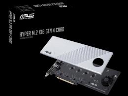 ASUS HYPER/M.2/X16/GEN/4/CARD マザーボードアクセサリ マザーボード用拡張カード