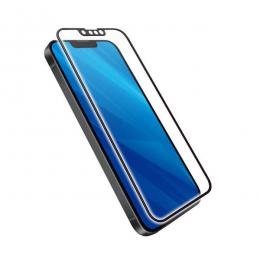 ELECOM PM-A22AFLGFOBL iPhone 14/iPhone 13/iPhone 13 Pro/ガラスフィルム/フレーム付き/ゴリラ/0.21mm/ブルーライトカット