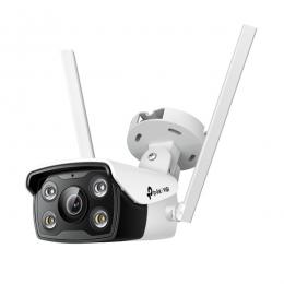 TP-LINK VIGI C340-W(4mm)(UN) VIGI 4MP屋外用バレット型フルカラーネットワークWi-Fiカメラ(4mm)